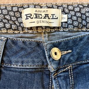 Ariat High-Rise Dark Blue Denim Jeans